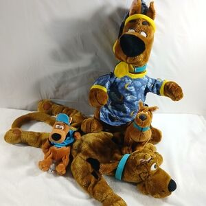 Scooby Doo Lot of 4 Vintage Plush